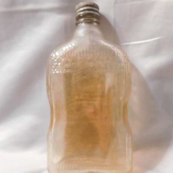 Carnival Glass Schenley's Golden Wedding Whiskey Bottle Vintage - Picture 2 of 7